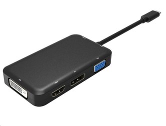 PREMIUMCORD Převodník USB3.1 typ C na HDMI + DVI + VGA + DisplayPort + PD charge PREMIUMCORD Převodník USB3.1 typ C na HDMI + DVI + VGA + DisplayPort + PD charge