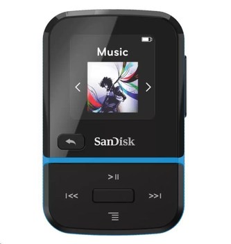 SanDisk Clip Sport Go MP3 Player 32GB, Blue