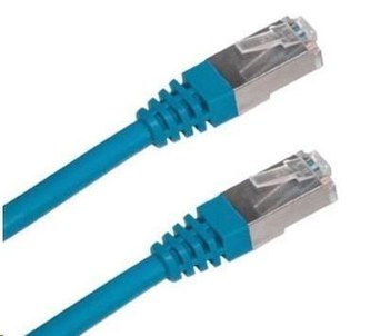 Patch kabel XtendLan Cat6A, S-FTP - 2m, modrý