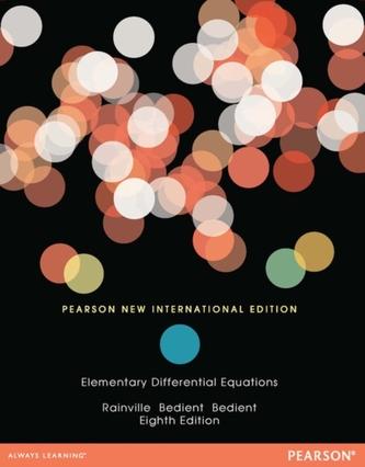 Elementary Differential Equations: Pearson New International Edition Elementary Differential Equations: Pearson New International Edition
