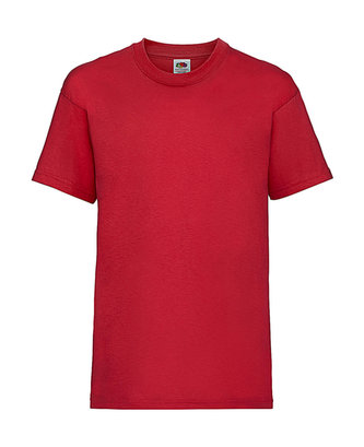Tričko bavlněné dětské, 165 g/m2,velikost 140, červené (red)