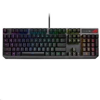 ASUS klávesnice ROG STRIX SCOPE RX (XA05),  mechanická, US, červená