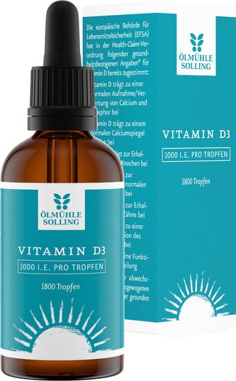 Konvenční olej s vitamínem D - Ölmühle Solling - 50 ml