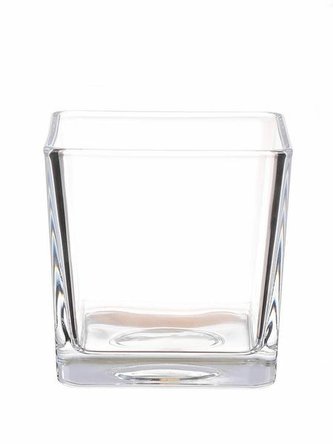 SVÍCEN ČTVERCOVÝ MADDEY 10X10X10 SKLO