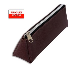 Piórnik szkolny kosmetyczka WAR-1280 jasny brąz