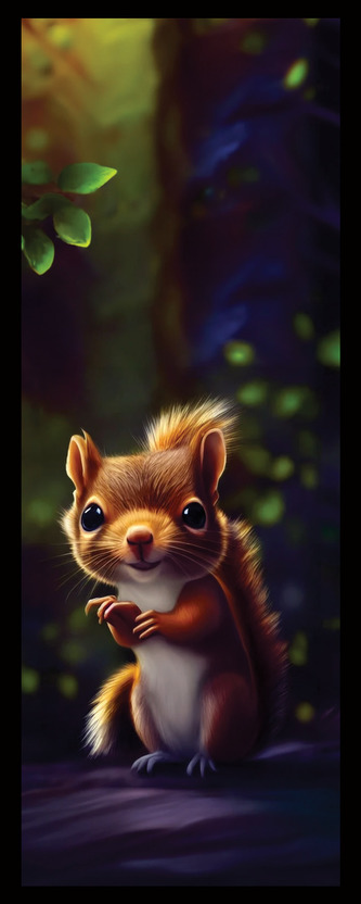 Sběratelská záložka - Lesní zvířátka 3