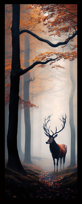 Sběratelská záložka - Podzimní les 2