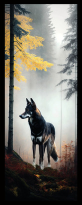 Sběratelská záložka - Podzimní les 5