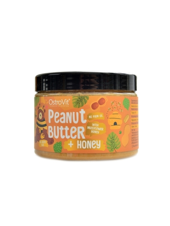 Ostrovit - Nutvit 100% peanut butter + honey 500g arašídové máslo s medem