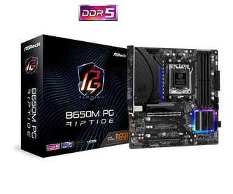 ASRock MB Sc AM5 B650M PG Riptide, AMD B650, 4xDDR5, 1xDP, 1xHDMI, mATX ASRock MB Sc AM5 B650M PG Riptide, AMD B650, 4xDDR5, 1xDP, 1xHDMI, mATX