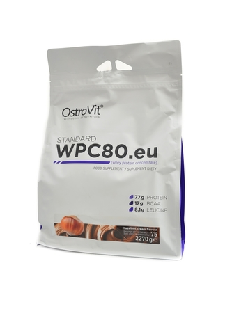 Ostrovit - Standard WPC 80.eu protein 2270 g - banán