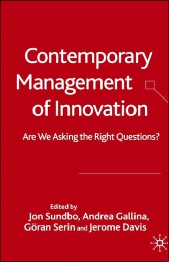 Contemporary Management of Innovation Contemporary Management of Innovation