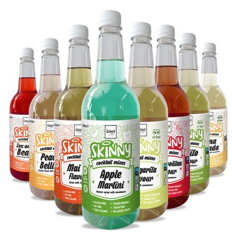 Skinny Sugar Free Cocktail Syrup 1l Peach Bellini