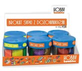 BAMBINO Glitter třpytky - různé barvy v zásobníku 6x50 g displej