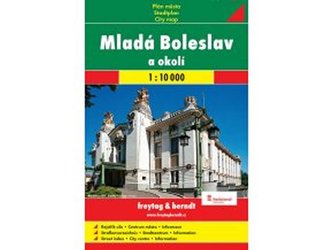 Mladá Boleslav mapa 1:10 000
