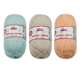 Příze HiMALAYA EVERYDAY SENFONi - lososová, tyrkysová - 100g / 196 m - balení 3 x 100g