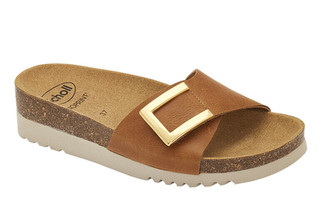 Scholl Zdravotní obuv Monterey Mule Cognac 39