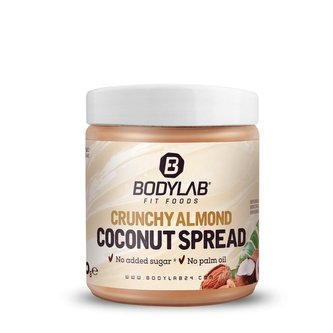 Pomazánka s křupavými mandlemi a kokosem - Bodylab24 - crunchy almond coconut - 250 g