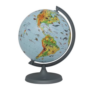 Globus zoologiczny z aplikacją 25cm