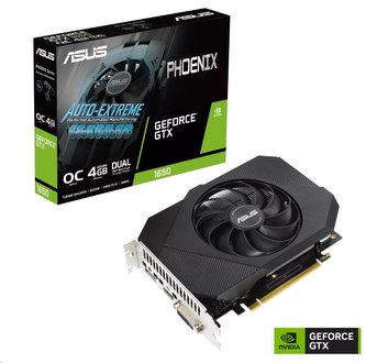 ASUS VGA NVIDIA GeForce Phoenix GTX 1650 OC Edition 4GB GDDR6 V2, GTX 1650, 4GB GDDR6, 1xDP, 1xHDMI, 1xDVI ASUS VGA NVIDIA GeForce Phoenix GTX 1650 OC Edition 4GB GDDR6 V2, GTX 1650, 4GB GDDR6, 1xDP, 1xHDMI, 1xDVI