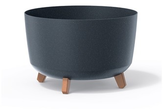 Květináč GRACIA STANDARD ECO WOODS antracit 28,5 cm