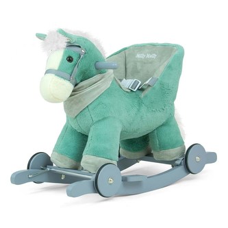 Houpací koník s melodií a kolečky Milly Mally Polly mátový Houpací koník s melodií a kolečky Milly Mally Polly mátový