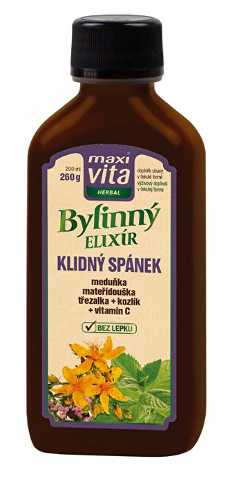 Maxi Vita Herbal Bylinný elixír Klidný spánek 200 ml