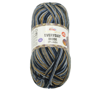 Příze HiMALAYA EVERYDAY EKOSE - modrá, béžová - 200g / 330 m