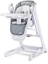 Dětská jídelní židlička 2v1 Caretero Indigo grey