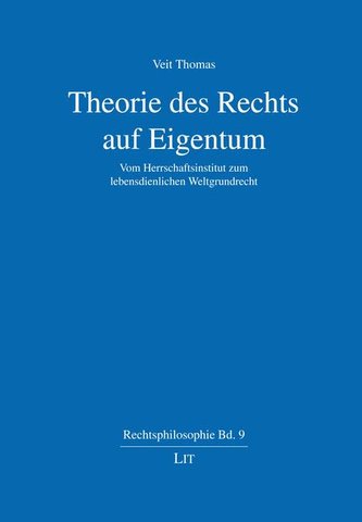 Theorie des Rechts auf Eigentum Theorie des Rechts auf Eigentum