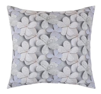 Povláček DITA - šedý květ - 45x45 cm Povláček DITA - šedý květ - 45x45 cm