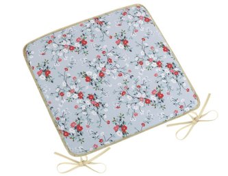 Sedák DITA hladký - kvítí na šedé - 40x40 cm, hladký Sedák DITA hladký - kvítí na šedé - 40x40 cm, hladký