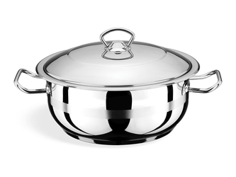 Kastrol nerez ¤24x8cm 2,7L ROYAL s poklicí