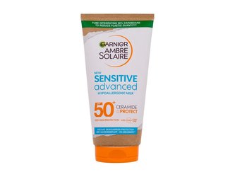 Garnier Ambre Solaire Opalovací přípravek na tělo Sensitive Advanced Hypoallergenic Milk 175 ml SPF50+ unisex