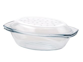 SKLENĚNÝ PEKÁČ NA PEČENÍ 2.9L GRILL&DROP CARF WOŁ*