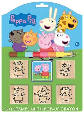 Razítka 5+1 s vosk./ Peppa