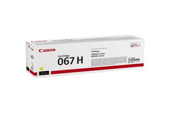 Toner Canon 067 H Y žlutý pro tiskárny Canon i-SENSYS (2350 str./5%)