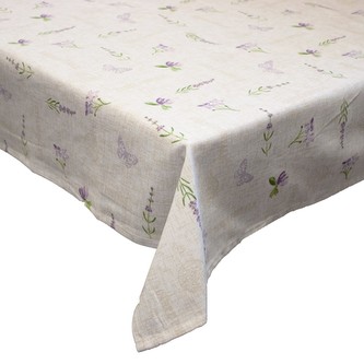 HOME ELEMENTS Ubrus 140*120 cm, Levandule 2020