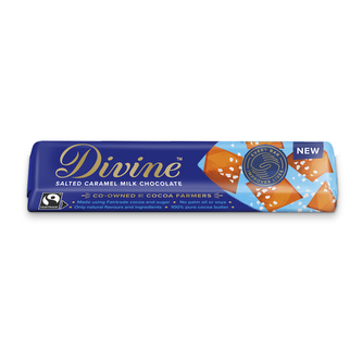 Mléčná čokoládová tyčinka se slaným karamelem 26% 35g