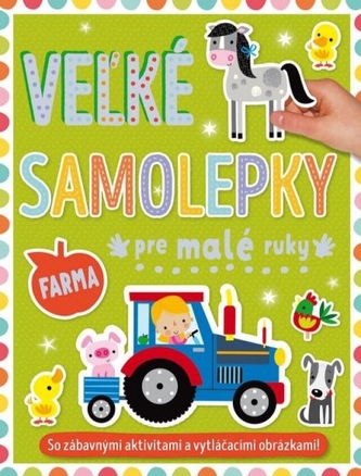 Farma - veľké samolepky pre malé ruky