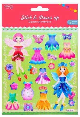 Samolepky Oblékni si víly /2 ks/