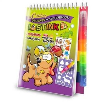 Malowanka z mazakami i szablonami MD788/KQ3003