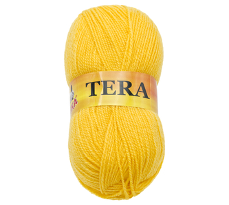 Příze TERA - žlutá - 100g / 310 m