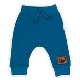 Kojenecké bavlněné tepláčky Nicol Ivo modrá - velikost 56 (0-3m)