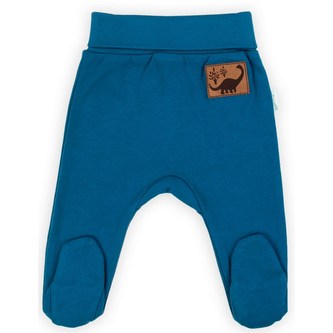 Kojenecké bavlněné polodupačky Nicol Ivo modrá - velikost 80 (9-12m)