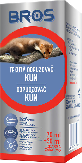 Bros - odpuzovač kun tekutý 70 ml