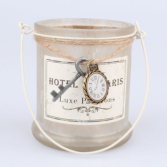 Skleněný závěsný svícen, 6/24