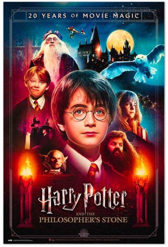 Plakát Harry Potter: A kámen mudrců (61 x 91,5 cm)