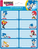 Poznámkové nálepky Nintendo|Sonic: Cartoon Characters Set 16 kusů (kus 8 x 4 cm|set 16 x 20 cm)