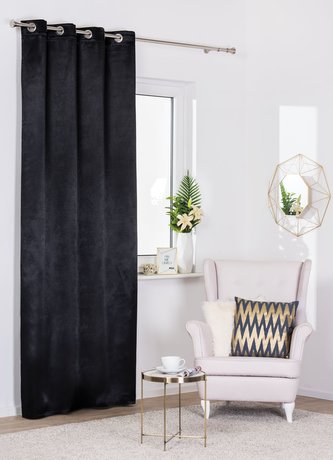 Dekorační závěs JUBILE 140x260 cm, grafitová (cena za 1 kus)  MyBestHome